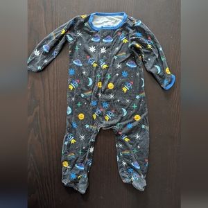 Magnetic Me Footed Sleeper Pajama (3-6 mo) in Space Chase